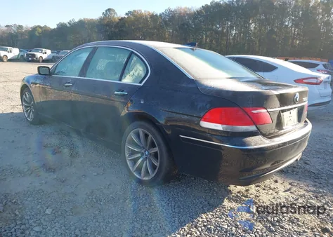 2007 BMW 750Li from USA, damaged, VIN WBAHN83517DT72411